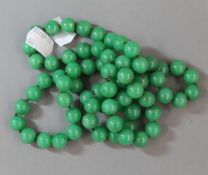 A string of jade beads