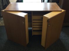 A vintage compactum desk