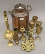 A copper churn/pail (adapted),