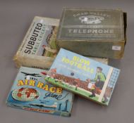 A quantity of vintage games,