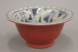 A Chinese porcelain blue and white bowl