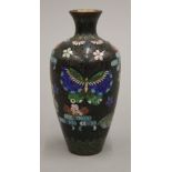 A small cloisonne vase