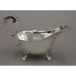 A silver sauce boat, Chester 1937, Reid & Sons (3.