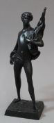 A French patinated bronze figure