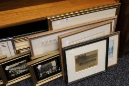 A quantity of rowing related prints, various,