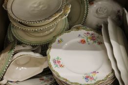 Two decorative porcelain dinner sets