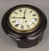 A small fusee dial clock