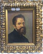 Portrait of a Bearded Gentleman, oil on board, indistinctly signed,