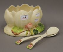 Clarice Cliff for Newport pottery, waterlily bowl,