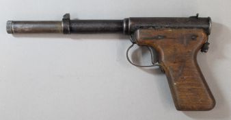 A 1930s Diana Model 2 air pistol