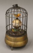 A birdcage clock