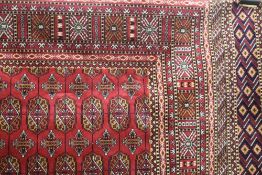 A red ground tekke rug