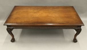 An Edwardian coffee table