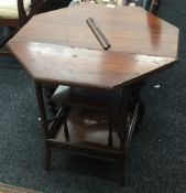 A Victorian rosewood occasional table (for restoration),