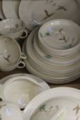 A quantity of Royal Doulton ''The Coppice'' dinner wares, D-5803, comprising six plates,