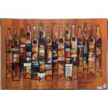 CONTINENTAL SCHOOL (mid-20th century) Still Life of Bottles, oil on canvas, indistinctly signed,