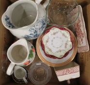 A small quantity of decorative ceramics and glass