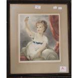 SIDNET ERNEST WILSON (born 1869) British, After LAWRENCE, Princess Charlotte, limited edition,