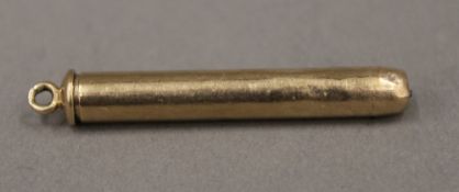 A Sampson Morden 9 ct gold propelling pencil (6.