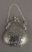 A silver purse