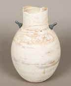 JOHN KERSHAW (20th/21st century) British, Ballclay stoneware vase,