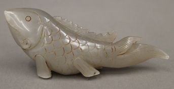 A jade model of a fish