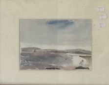 LESLIE WORTH (1923-2009) British, Exmouth, watercolour, signed with initials and titled,