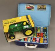 An ERTL Toys model John Deere 5020 Tractor, 1/16 scale blueprint replica,