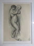 Photolithographic print of Female Dancer,