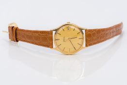 A 9 ct gold cased Omega automatic gentleman's wristwatch The 2.