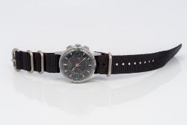 A Russian Strela (labelled Sekonda) stainless steel cased gentleman's chronograph wristwatch,