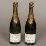 Krug and Co Vintage Private Cuvee Champagne 1964 Two bottles.