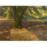 ARTHUR JOHN ELSLEY (1860-1952) British (AR) "Sunlight Through The Trees" Oil on canvas, signed,