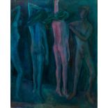 ELMYR DE HORY (1906-1976) Hungarian (AR) The Three Graces Oil on canvas, signed, framed. 64.