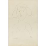 ELMYR D'HORY (1906-1976) Austro-Hungarian (AR) Portrait After HENRI MATISSE Pencil, signed,