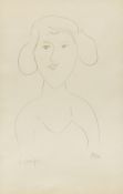 ELMYR D'HORY (1906-1976) Austro-Hungarian (AR) Portrait After HENRI MATISSE Pencil, signed,