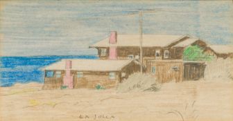 MAXWELL ASHBY ARMFIELD (1881-1972) British (AR) La Jolla, California Coloured pencil,