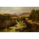 ARTHUR BRANDISH HOLTE (19th/20th century) British Pont-Y-Pant, Lledr Valley Oil on canvas, signed,