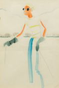 ULLA COMMICHAU (20th century) German (AR) Apres Ski; together with costume designs Watercolours,