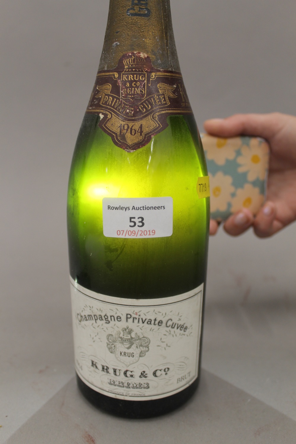 Krug and Co Vintage Private Cuvee Champagne 1964 Two bottles. - Image 3 of 5