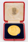 A 9 ct gold Elizabeth II 1953 Coronation medallion by Spink,