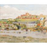 ERNEST D ADAMS (1884-1963) British (AR) Dover Castle Oil on canvas, signed, framed. 60 x 50 cm.