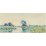 ROBERT WINCHESTER FRASER (1848-1906) British At West Row, Suffolk Watercolour, signed and dated 99,