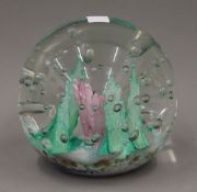 An unusually large Caithness glass paperweight,