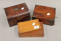 A 19th century gentleman's travelling box,