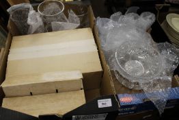 A quantity of cut glass