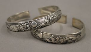 Two Chinese bangles