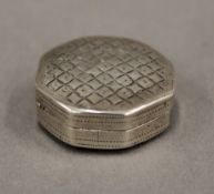 A Georgian silver vinaigrette