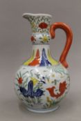 A large Chinese porcelain ewer