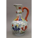 A large Chinese porcelain ewer